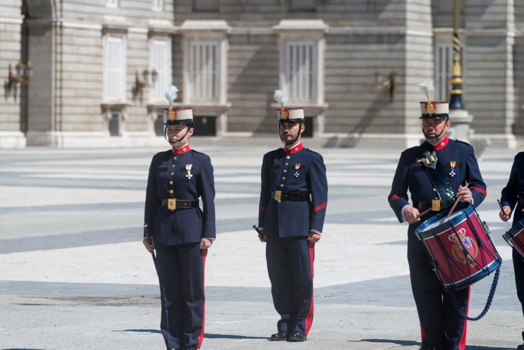 Drummer and royal guards