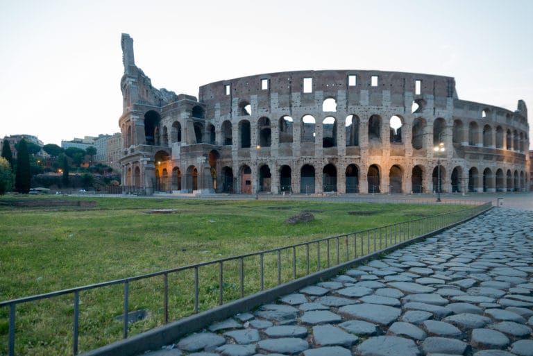 The Colosseum in early morning light