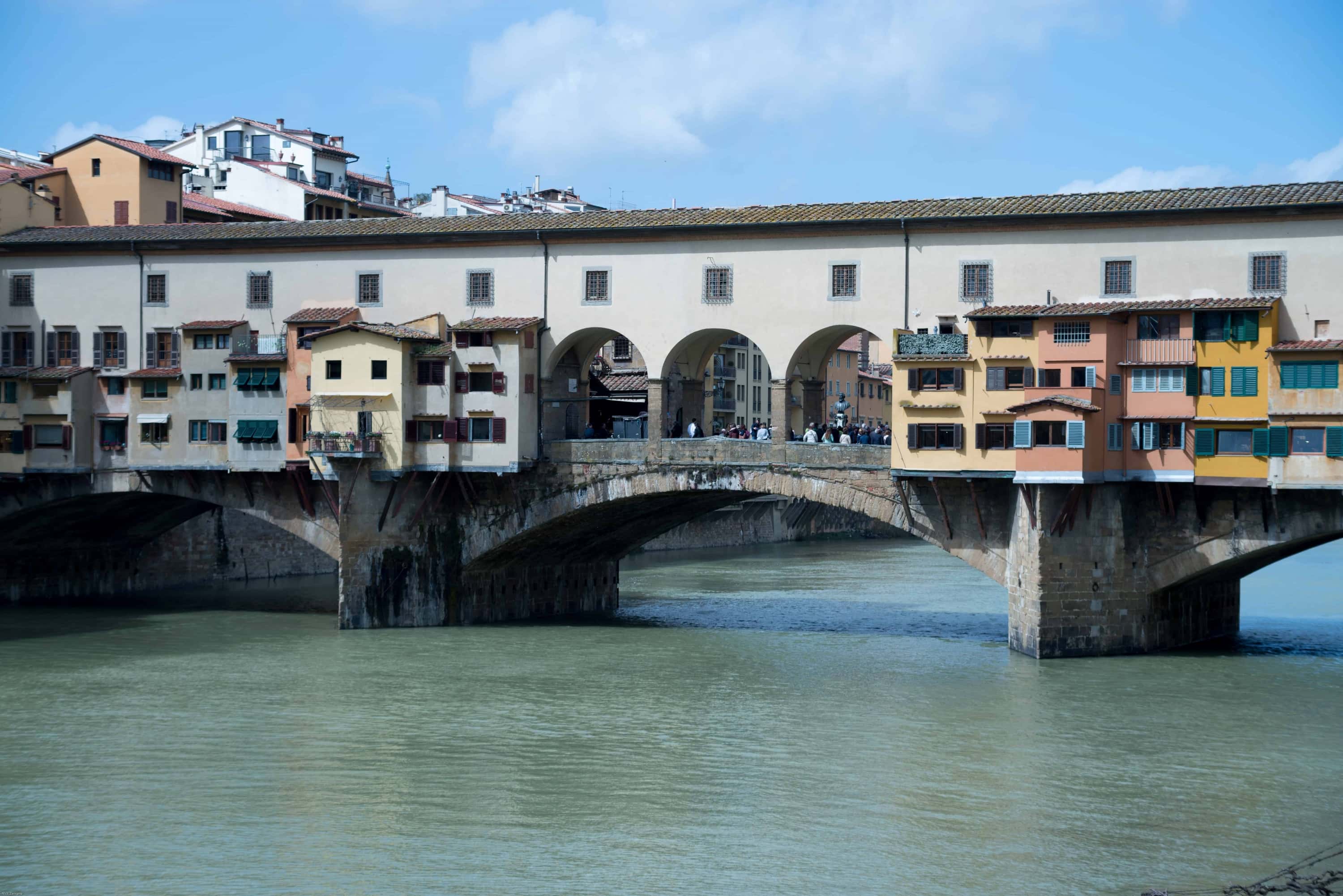 Covered bridge in Florence Italy