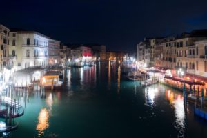 A winter night in Venice