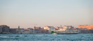 A cold wintry Venice Italy