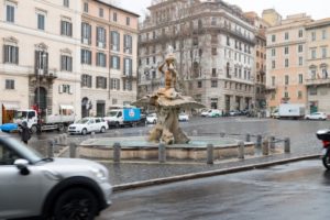 Triton Fountain Rome italy