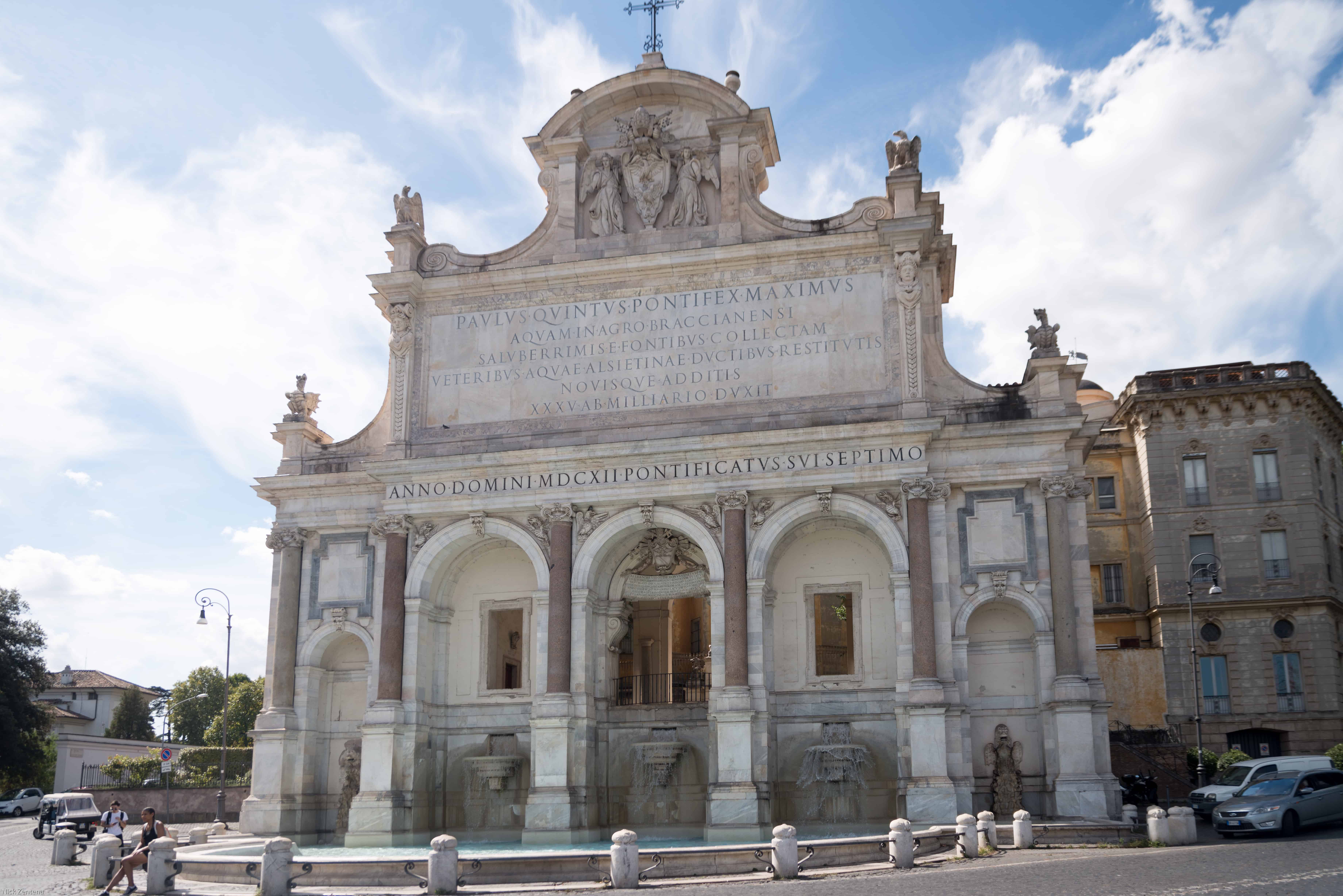 Inspiration for the Trevi fountain