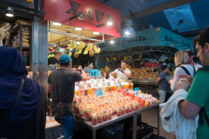 Colourful Barcelona market stall