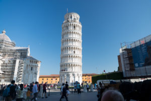 Little known leaning tower of pisa