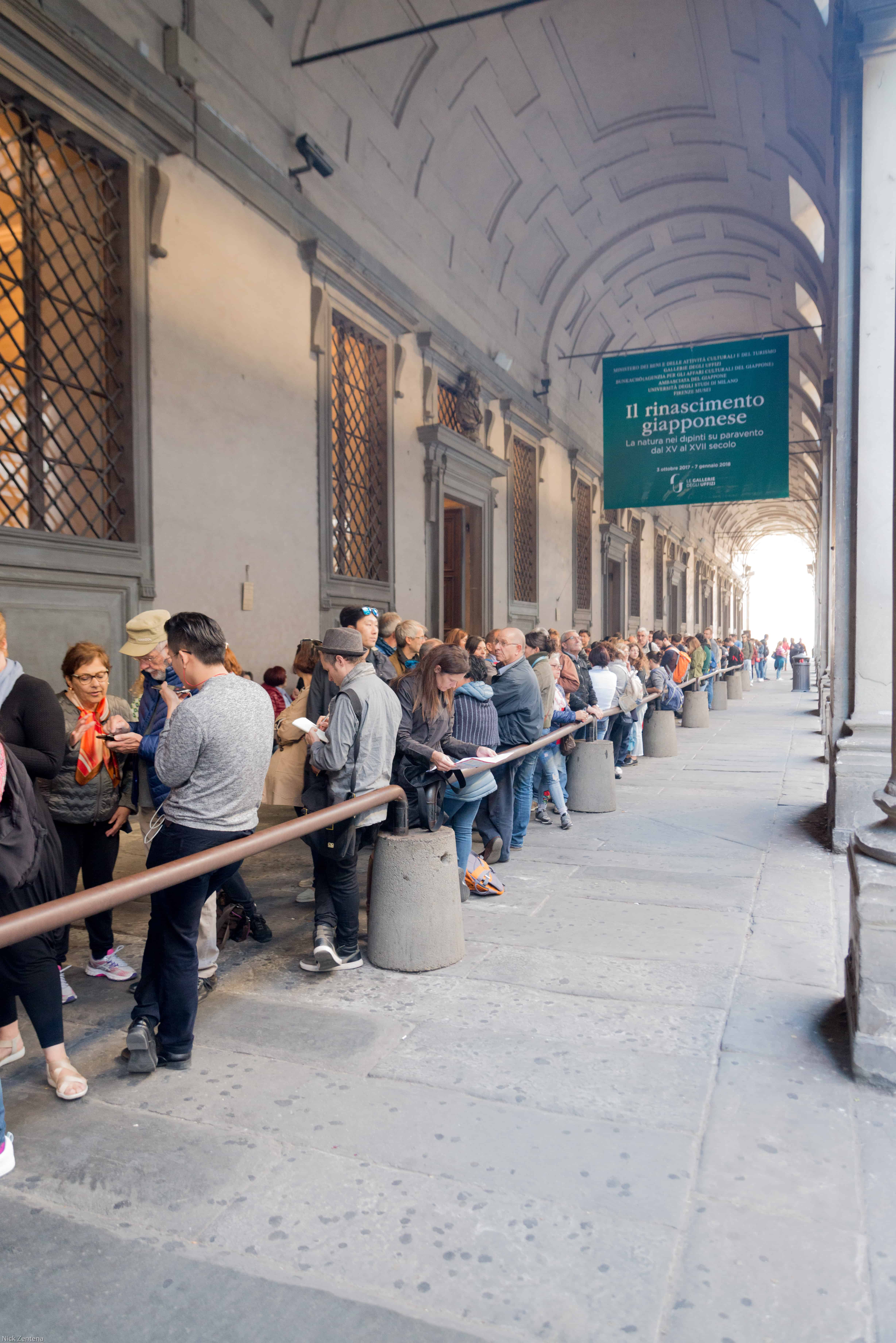 uffizi florence entrance line