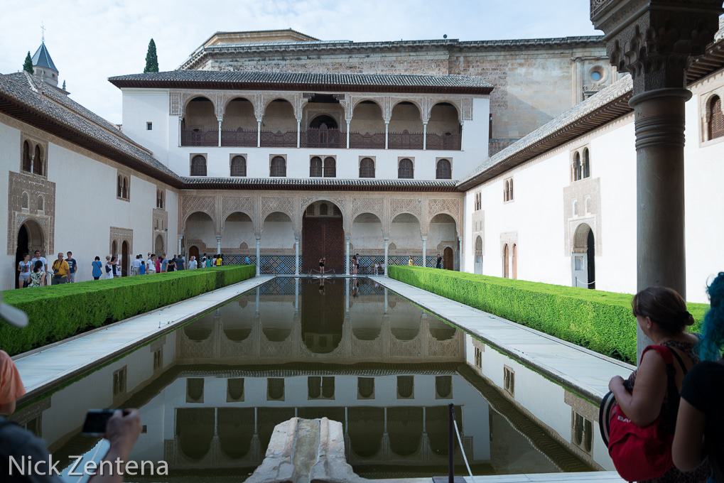 Alhambra pool Granada Spain