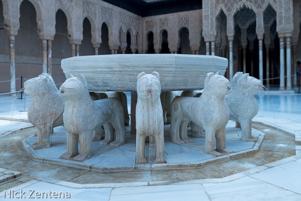 Alhambra lion fountain
