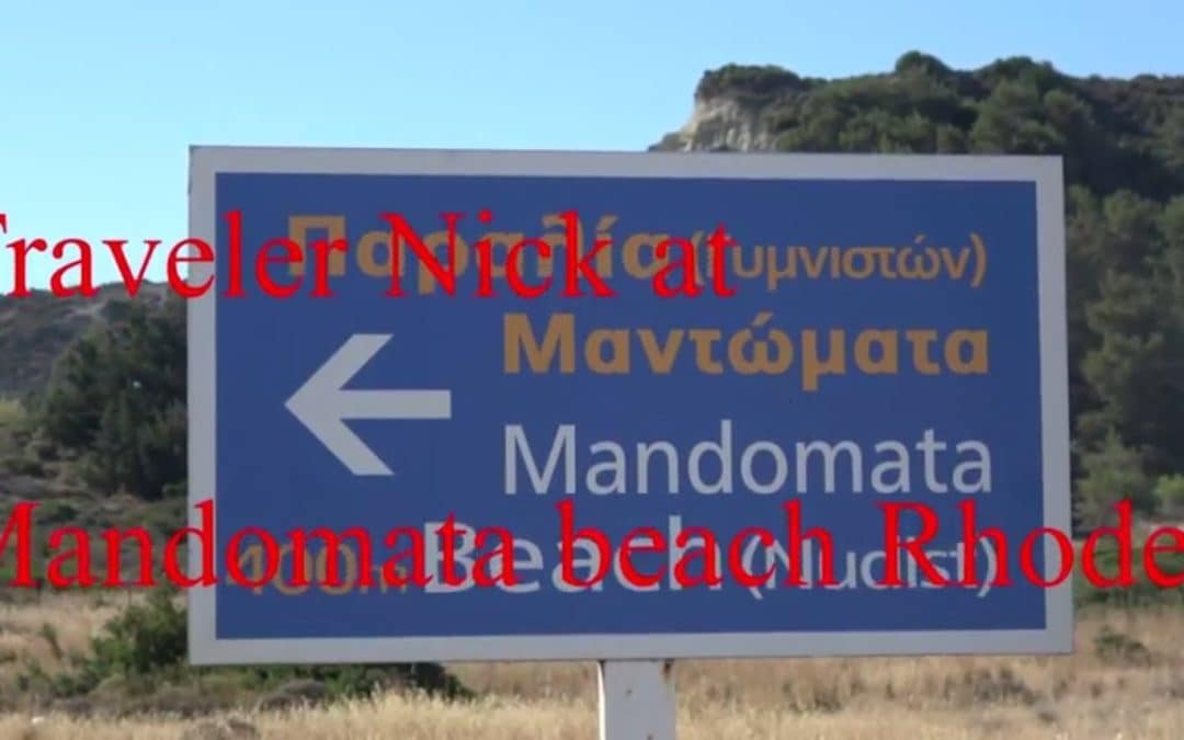 Mandomata naturist beach faliraki . Mandomata strand FKK