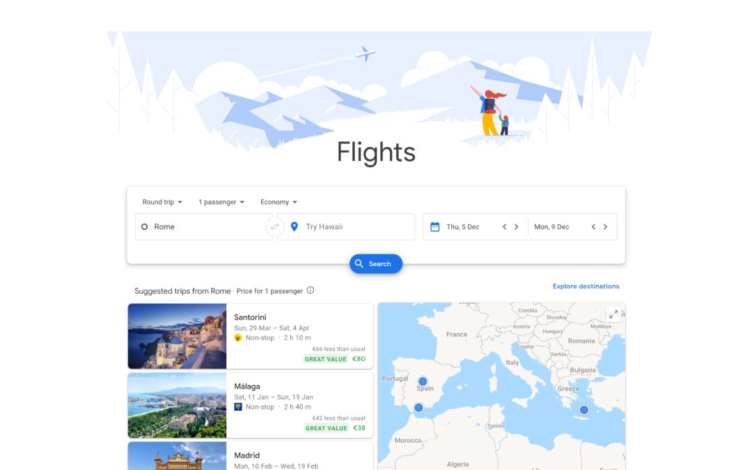 How to use Google Flights