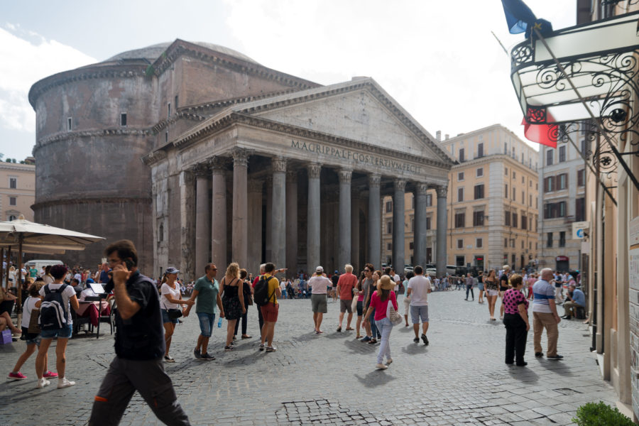 Pantheon angle view